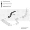 MERCE 2115281882 Charger Intake Hose